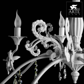 Подвесная люстра Arte Lamp Angelina A5349LM-8WH в Белоярском - beloyarskiy.mebel24.online | фото 6