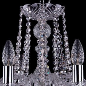 Подвесная люстра Bohemia Ivele Crystal 1402 1402/10/240/Ni/Leafs в Белоярском - beloyarskiy.mebel24.online | фото 4