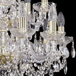 Подвесная люстра Bohemia Ivele Crystal 1402 1402/10+5/195/2d/G в Белоярском - beloyarskiy.mebel24.online | фото 2