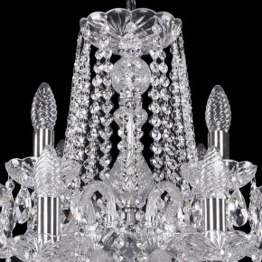 Подвесная люстра Bohemia Ivele Crystal 1402 1402/12+6/300/2d/Ni в Белоярском - beloyarskiy.mebel24.online | фото 4