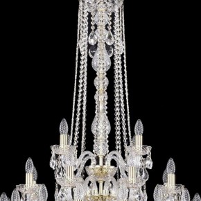 Подвесная люстра Bohemia Ivele Crystal 1402 1402/16+8+4/300/h-123/3d/G в Белоярском - beloyarskiy.mebel24.online | фото 4