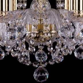 Подвесная люстра Bohemia Ivele Crystal 1402 1402/6/160/G/Balls в Белоярском - beloyarskiy.mebel24.online | фото 3