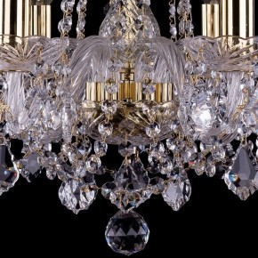 Подвесная люстра Bohemia Ivele Crystal 1402 1402/6/160/G/Leafs в Белоярском - beloyarskiy.mebel24.online | фото 3