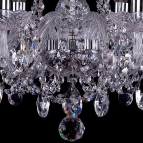 Подвесная люстра Bohemia Ivele Crystal 1402 1402/6/160/Ni в Белоярском - beloyarskiy.mebel24.online | фото 3