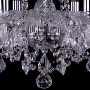 Подвесная люстра Bohemia Ivele Crystal 1402 1402/6/160/Ni/Leafs в Белоярском - beloyarskiy.mebel24.online | фото 3