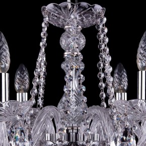 Подвесная люстра Bohemia Ivele Crystal 1402 1402/6/195/Ni в Белоярском - beloyarskiy.mebel24.online | фото 5