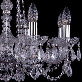 Подвесная люстра Bohemia Ivele Crystal 1402 1402/8/195/Ni/Leafs в Белоярском - beloyarskiy.mebel24.online | фото 2