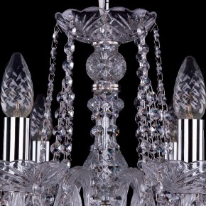 Подвесная люстра Bohemia Ivele Crystal 1402 1402/8/195/Ni/Leafs в Белоярском - beloyarskiy.mebel24.online | фото 4
