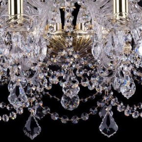 Подвесная люстра Bohemia Ivele Crystal 1411 1411/10+5/240/G/Leafs в Белоярском - beloyarskiy.mebel24.online | фото 3