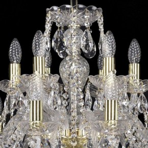 Подвесная люстра Bohemia Ivele Crystal 1411 1411/12+6/240/G в Белоярском - beloyarskiy.mebel24.online | фото 4