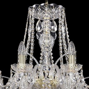 Подвесная люстра Bohemia Ivele Crystal 1411 1411/16+8/360/2d/G в Белоярском - beloyarskiy.mebel24.online | фото 4