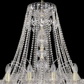 Подвесная люстра Bohemia Ivele Crystal 1411 1411/24/460/G в Белоярском - beloyarskiy.mebel24.online | фото 4