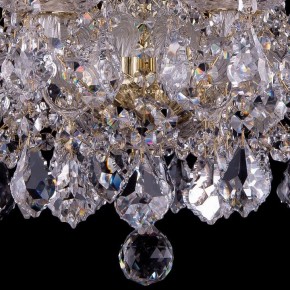 Подвесная люстра Bohemia Ivele Crystal 1413 1413/10/165/G/Leafs в Белоярском - beloyarskiy.mebel24.online | фото 3