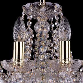 Подвесная люстра Bohemia Ivele Crystal 1413 1413/10/165/G/Leafs в Белоярском - beloyarskiy.mebel24.online | фото 4
