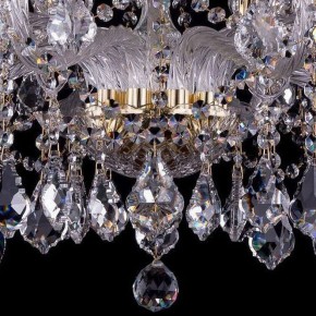 Подвесная люстра Bohemia Ivele Crystal 1413 1413/10+5/300/G/Leafs в Белоярском - beloyarskiy.mebel24.online | фото 3