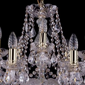 Подвесная люстра Bohemia Ivele Crystal 1413 1413/10+5/300/G/Leafs в Белоярском - beloyarskiy.mebel24.online | фото 4