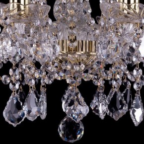 Подвесная люстра Bohemia Ivele Crystal 1413 1413/6/141/G/Leafs в Белоярском - beloyarskiy.mebel24.online | фото 3