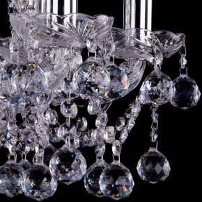 Подвесная люстра Bohemia Ivele Crystal 1413 1413/6/141/Ni/Balls в Белоярском - beloyarskiy.mebel24.online | фото 3