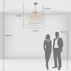 Подвесная люстра De City Бриз 38 111016006 в Белоярском - beloyarskiy.mebel24.online | фото 8