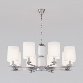 Подвесная люстра Eurosvet Caprera 60146/8 никель в Белоярском - beloyarskiy.mebel24.online | фото 2