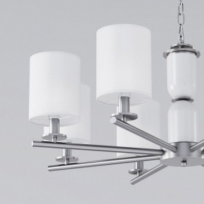 Подвесная люстра Eurosvet Caprera 60146/8 никель в Белоярском - beloyarskiy.mebel24.online | фото 6