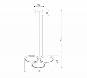 Подвесная люстра Eurosvet Crespella 90034/3 золото в Белоярском - beloyarskiy.mebel24.online | фото 5