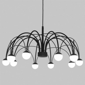 Подвесная люстра Eurosvet Ragno 90034/10 LED черный в Белоярском - beloyarskiy.mebel24.online | фото