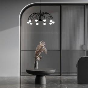 Подвесная люстра Eurosvet Ragno 90034/10 LED черный в Белоярском - beloyarskiy.mebel24.online | фото 4