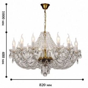 Подвесная люстра Favourite Simone 1736-12P в Белоярском - beloyarskiy.mebel24.online | фото 2