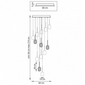 Подвесная люстра Lightstar Acrile 738131 в Белоярском - beloyarskiy.mebel24.online | фото 7