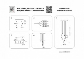 Подвесная люстра Lightstar Colore 805169 в Белоярском - beloyarskiy.mebel24.online | фото 3