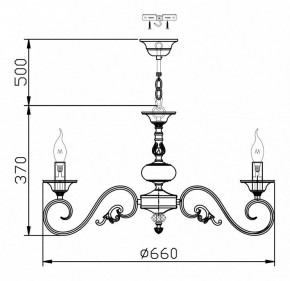 Подвесная люстра Maytoni Perla ARM337-07-R в Белоярском - beloyarskiy.mebel24.online | фото 6
