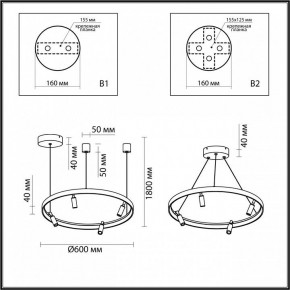 Подвесная люстра Odeon Light Fonda 4317/58L в Белоярском - beloyarskiy.mebel24.online | фото 6