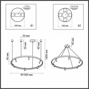 Подвесная люстра Odeon Light Fonda 4317/93L в Белоярском - beloyarskiy.mebel24.online | фото 6