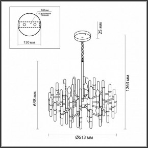 Подвесная люстра Odeon Light Stika 4988/10 в Белоярском - beloyarskiy.mebel24.online | фото 7