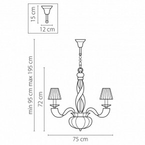 Подвесная люстра Osgona Alveare 702104 в Белоярском - beloyarskiy.mebel24.online | фото 4