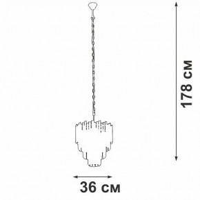 Подвесная люстра Vitaluce V58470 V58470-8/5 в Белоярском - beloyarskiy.mebel24.online | фото 4