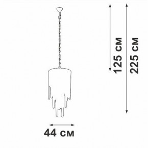 Подвесная люстра Vitaluce V5885 V5885-9/7 в Белоярском - beloyarskiy.mebel24.online | фото 3