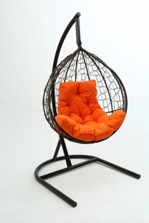 Подвесное кресло Бароло (коричневый/оранжевый) в Белоярском - beloyarskiy.mebel24.online | фото