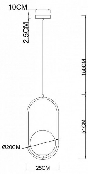 Подвесной светильник Arte Lamp Matisse A7746SP-1AB в Белоярском - beloyarskiy.mebel24.online | фото 3