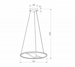 Подвесной светильник Eurosvet Occhio 40027/1 LED серый в Белоярском - beloyarskiy.mebel24.online | фото 5
