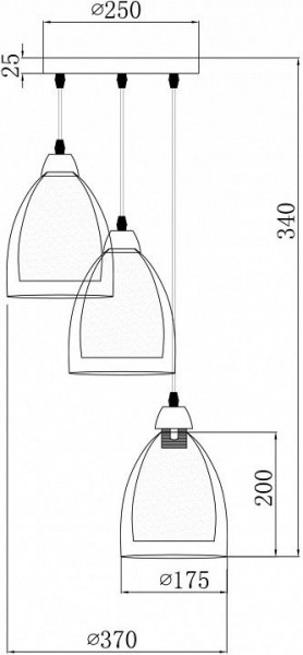 Подвесной светильник Freya Astery FR5375PL-03CH1 в Белоярском - beloyarskiy.mebel24.online | фото 4