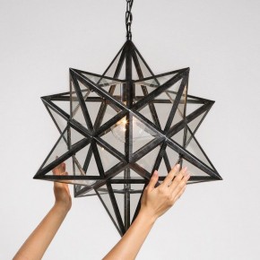 Подвесной светильник Imperiumloft Black Star Clear Glass 101314-26 в Белоярском - beloyarskiy.mebel24.online | фото 2