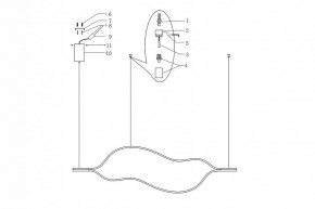 Подвесной светильник Imperiumloft Tape Light TRUDY01 в Белоярском - beloyarskiy.mebel24.online | фото 9