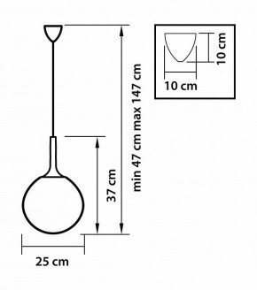 Подвесной светильник Lightstar Globo 813031 в Белоярском - beloyarskiy.mebel24.online | фото 3