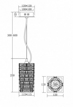 Подвесной светильник Maytoni Coil MOD124PL-L3CH3K в Белоярском - beloyarskiy.mebel24.online | фото