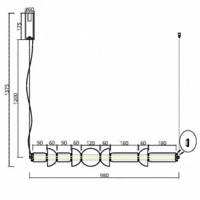 Подвесной светильник Maytoni Cosmo MOD210PL-L39B3K в Белоярском - beloyarskiy.mebel24.online | фото 6