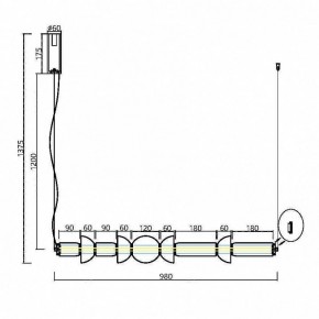 Подвесной светильник Maytoni Cosmo MOD210PL-L39BS3K в Белоярском - beloyarskiy.mebel24.online | фото 7