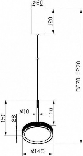 Подвесной светильник Maytoni Halo MOD041PL-L15GB3K в Белоярском - beloyarskiy.mebel24.online | фото 6