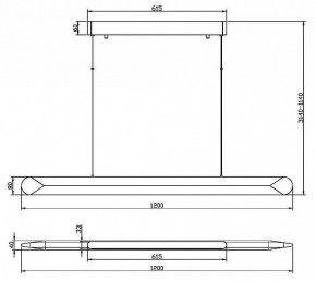 Подвесной светильник Maytoni Motion MOD276PL-L40B3K в Белоярском - beloyarskiy.mebel24.online | фото 3